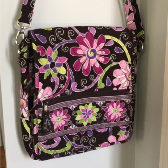 Vera Bradley Handbags - Vera Bradley Purple Punch Crossbody